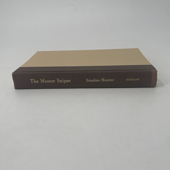 Master Sniper Stephen Hunter First Print 1st Edition 1980 Hardcover DJ WW2 Novel - Picture 11 of 12